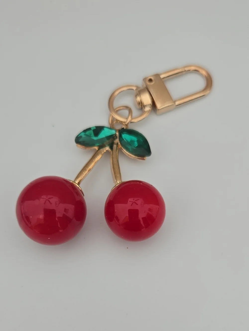 Cherry Keychain Charm